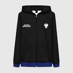 Женская толстовка на молнии C логотипом Boris Brejcha