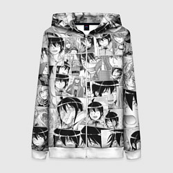 Женская толстовка на молнии Tsuki ga Michibiku Isekai Douchuu pattern