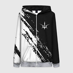 Толстовка на молнии женская Code geass краска, цвет: 3D-меланж