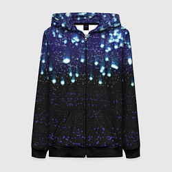 Женская толстовка на молнии Падающие звёзды