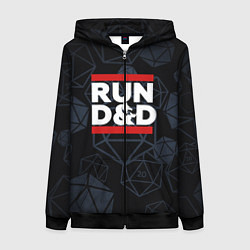 Женская толстовка на молнии Подземелья и драконы dnd
