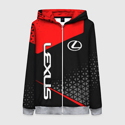 Женская толстовка на молнии Lexus - red sportwear
