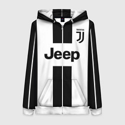 Толстовка на молнии женская Juventus collection, цвет: 3D-белый