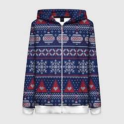 Женская толстовка на молнии New Years sweater