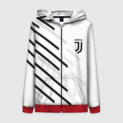 Женская толстовка на молнии Juventus sport geometry