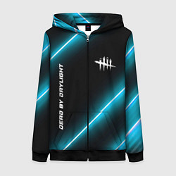 Женская толстовка на молнии Dead by Daylight неоновые лампы