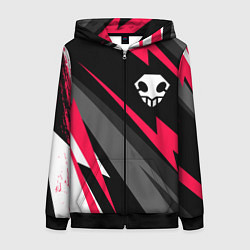 Женская толстовка на молнии Bleach electro lines