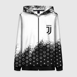 Толстовка на молнии женская Juventus sport steel, цвет: 3D-черный