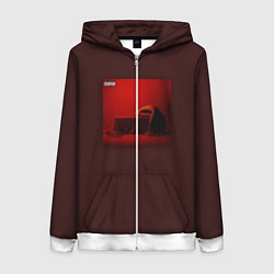 Толстовка на молнии женская Bad Omens, цвет: 3D-белый