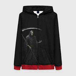 Женская толстовка на молнии Memento mortis