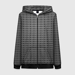 Женская толстовка на молнии Стальная кольчуга воинов