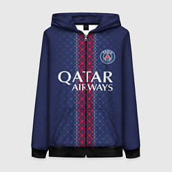 Женская толстовка на молнии ПСЖ домашняя форма 25 26