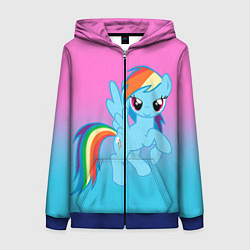 Женская толстовка на молнии My Little Pony