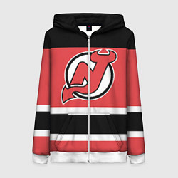 Женская толстовка на молнии New Jersey Devils