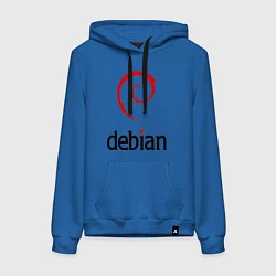 Женская толстовка-худи Debian