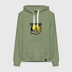 Толстовка-худи хлопковая женская Iron Maiden Killers, цвет: авокадо