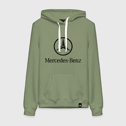 Женская толстовка-худи Logo Mercedes-Benz