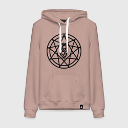 Женская толстовка-худи Slipknot Pentagram