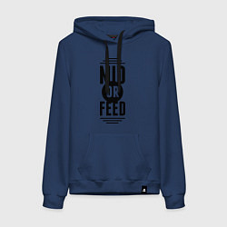 Женская толстовка-худи Mid or feed