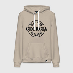 Женская толстовка-худи Made in Georgia (сделано в Грузии)