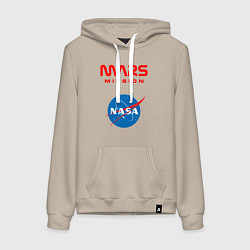 Женская толстовка-худи Nasa Mars mission