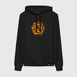 Женская толстовка-худи Half life grunge