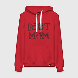 Женская толстовка-худи Лучшая мама - best mom