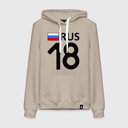 Женская толстовка-худи RUS 18