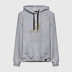Толстовка-худи хлопковая женская Kobe Bryant, цвет: меланж