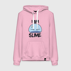 Женская толстовка-худи I AM SLIME, Я СЛИЗЬ