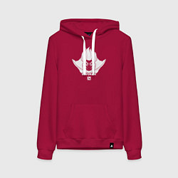 Толстовка-худи хлопковая женская Invoker из Доты 2, цвет: маджента
