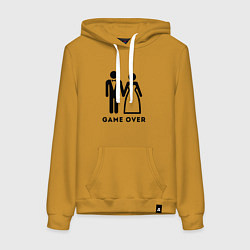 Женская толстовка-худи GAME OVER МОЛОДОЖЕНЫ