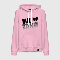 Толстовка-худи хлопковая женская Wu-Tang NYC, цвет: светло-розовый