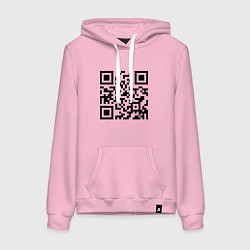 Женская толстовка-худи Хочу в тайгу - QR code