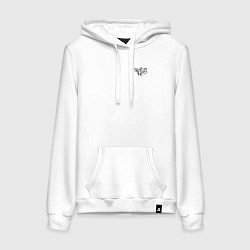 Женская толстовка-худи Noize mc нойз мс logo