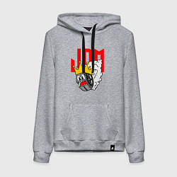 Женская толстовка-худи JDM Wheel King