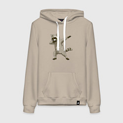 Женская толстовка-худи Даб енот