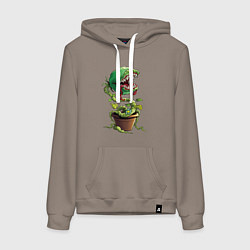 Женская толстовка-худи Plant - Piranha