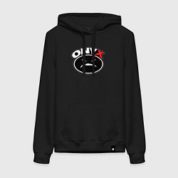 Женская толстовка-худи Onyx - black logo