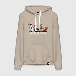 Женская толстовка-худи Beatles Christmas