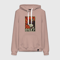 Женская толстовка-худи Obey frog