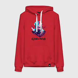 Женская толстовка-худи God of War, Kratos