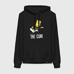 Женская толстовка-худи The Cure Барт Симпсон рокер