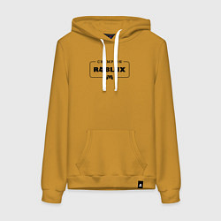 Женская толстовка-худи Roblox gaming champion: рамка с лого и джойстиком