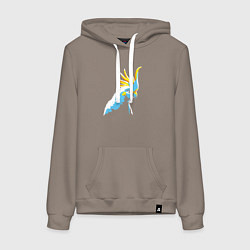 Женская толстовка-худи Попугай WPAP