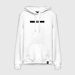Толстовка-худи хлопковая женская Алтай регионы России, цвет: белый