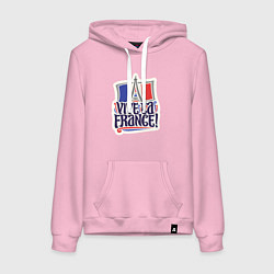Женская толстовка-худи Vive la France