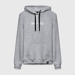 Толстовка-худи хлопковая женская Depeche Mode - Devotee Mode, цвет: меланж