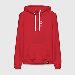 Толстовка-худи хлопковая женская Cradle of Filth: Demon Prince Regent, цвет: красный