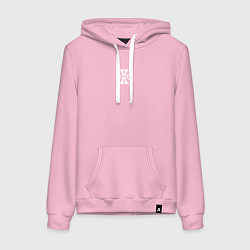 Толстовка-худи хлопковая женская Форсаж 2 брайан оконнор, цвет: светло-розовый